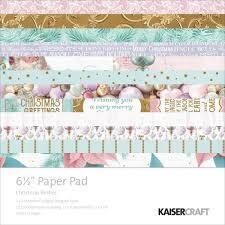 Kaiser Craft Paper Pad 6.5&quot; - CHRISTMAS WISHES
