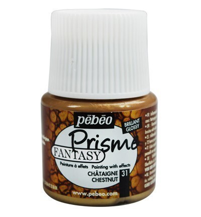 Pebeo Fantasy Prisme Paint - CHESTNUT (31) 45ml