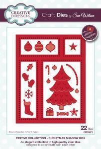 Dies by Sue Wilson - Festive - CHRISTMAS SHADOW BOX  **50% off**