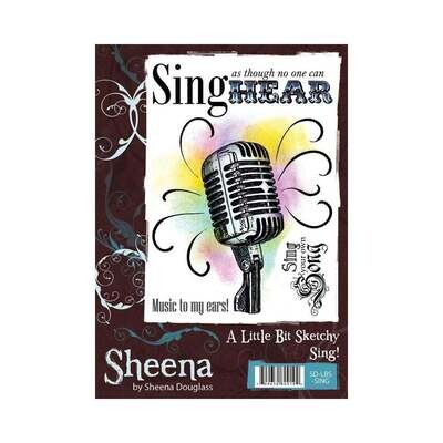 Sheena Douglass A6 Stamp - SING **LESS THAN HALF PRICE**