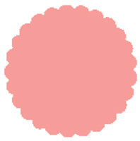 Woodware Punch - HUGE SCALLOPED CIRCLE 3.5&quot;/88mm
