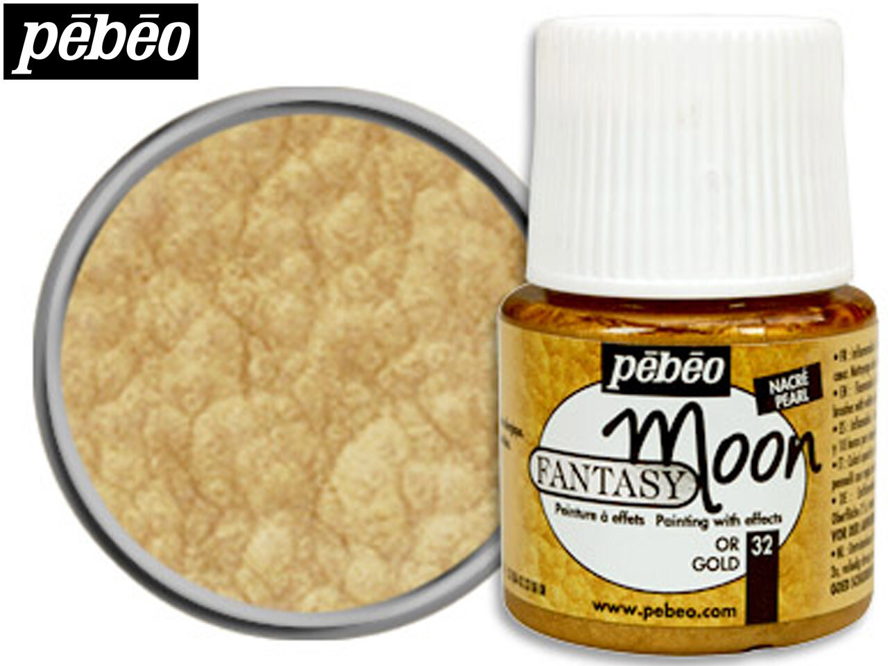 Pebeo Fantasy Moon Paint - GOLD (32) 45ml