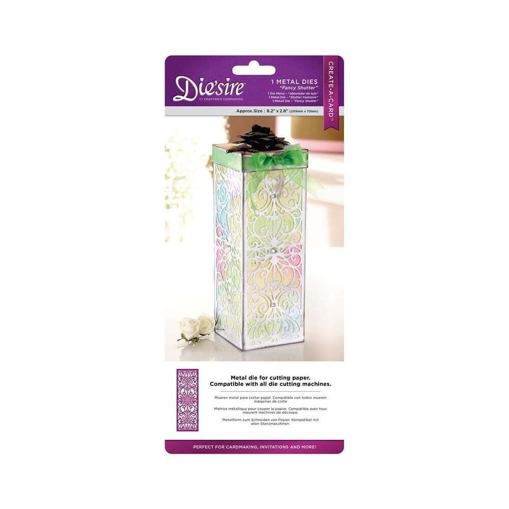 Die&#39;Sire Create A Card Hybrid Dies FANCY SHUTTERS  **HALF PRICE** Last 1