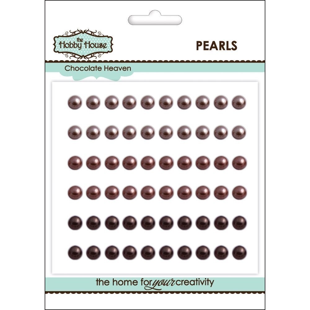 The Hobby House 5mm Pearls - CHOCOLATE HEAVEN