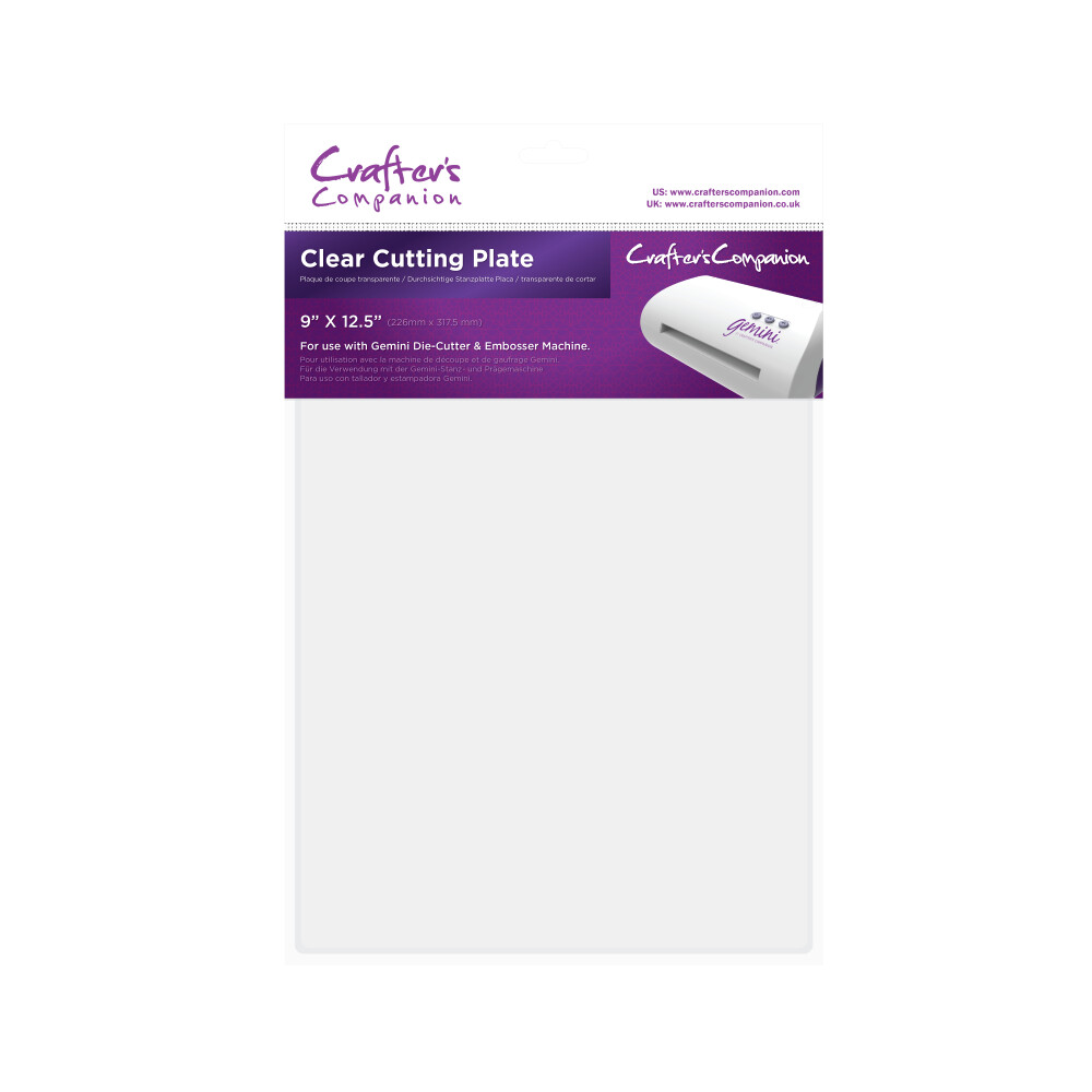 The GEMINI Machine Accessories - CLEAR CUTTING PLATE