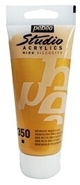 Pebeo - DYNA Iridescent Acrylic Paint -  PRECIOUS GOLD(350) 250ml