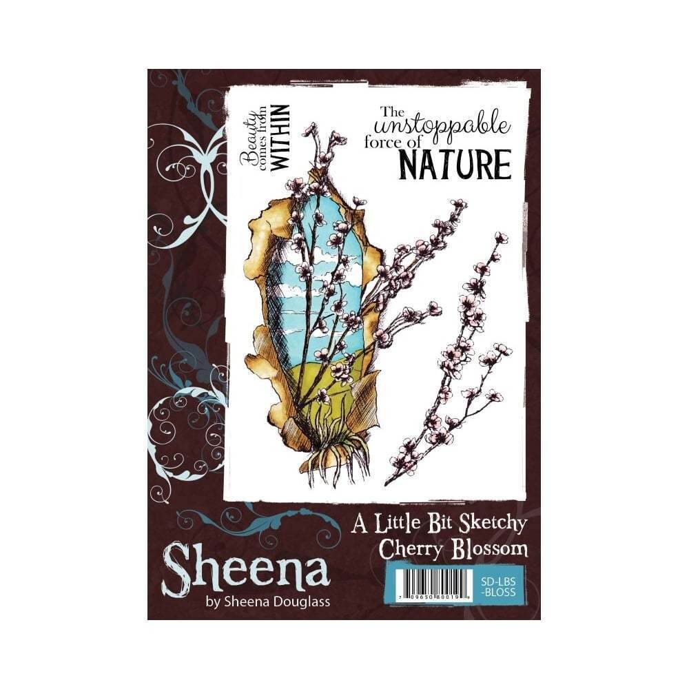 Sheena Douglass Stamps - Torn - CHERRY BLOSSOM **HALF PRICE**