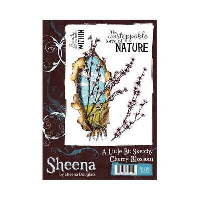 Sheena Douglass Stamps - Torn - CHERRY BLOSSOM **HALF PRICE**