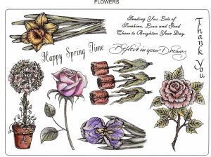 Creative Expressions Unmount A5 FLOWERS **OVER 50% OFF**