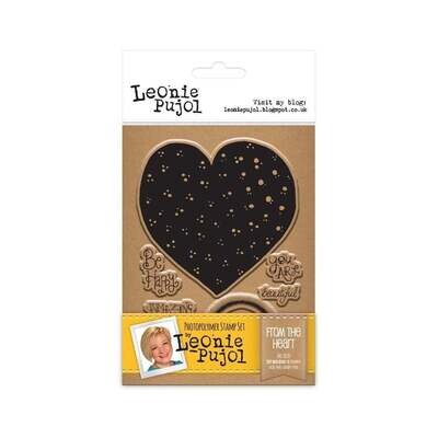 Leonie Pujol A6 Stamps - FROM THE HEART **LESS THAN HALF PRICE**