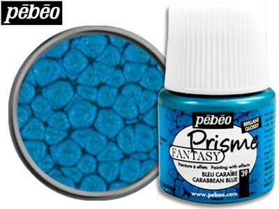 Pebeo Fantasy Prisme Paint - CARIBBEAN BLUE (39) 45ml