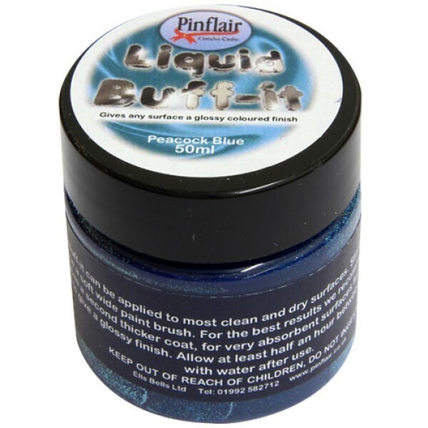 Pinflair LIQUID BUFF-IT - PEACOCK BLUE **Half Price**