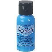 DecoArt SoSoft Fabric Paint - OCEAN BLUE