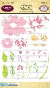 Just Rite Clear Stamps set - ROMANTIC WILD ROSES  **REDUCED**