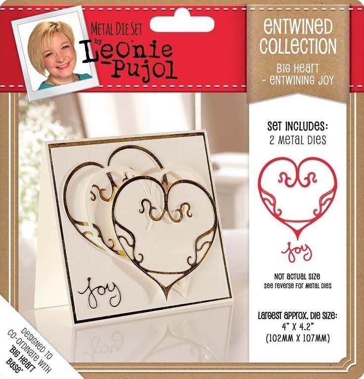 Leonie Pujol Entwined Collection - Big Heart ENTWINING JOY Dies **LESS THAN HALF PRICE**