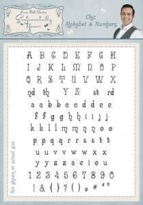 Sentimentally Yours - CHIC Alphabet &amp; Numbers by Phil Martin **REDUCED*DELIVERY*