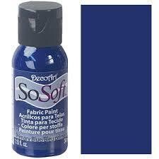 DecoArt SoSoft Fabric Paint - PRIMARY BLUE