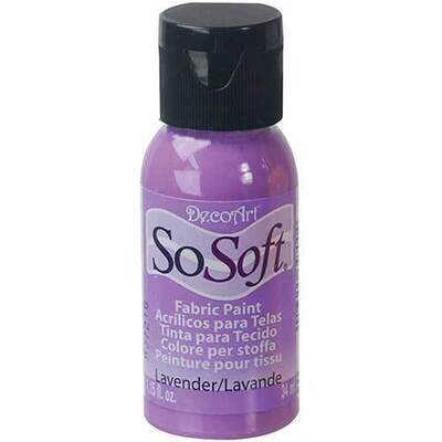 DecoArt SoSoft Fabric Paint - LAVENDER