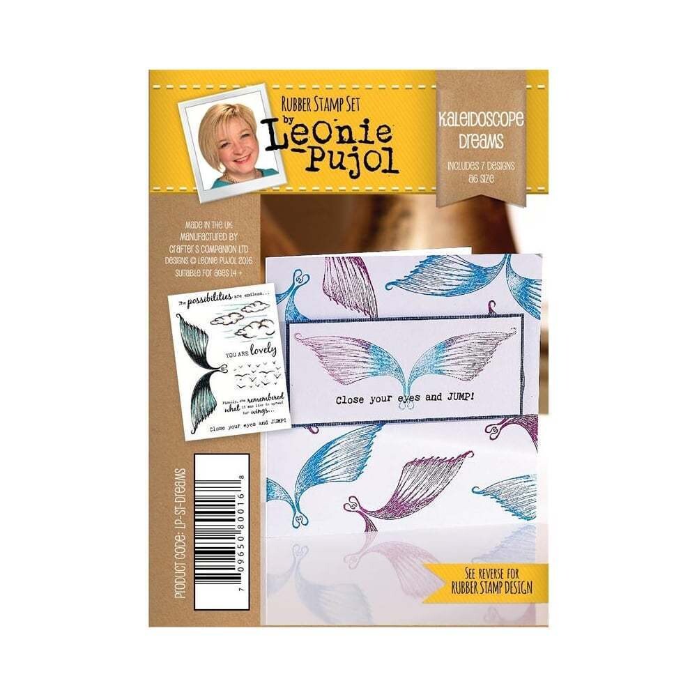 Leonie Pujol A6 Stamps - KALEIDOSCOPE DREAMS **LESS THAN HALF PRICE**