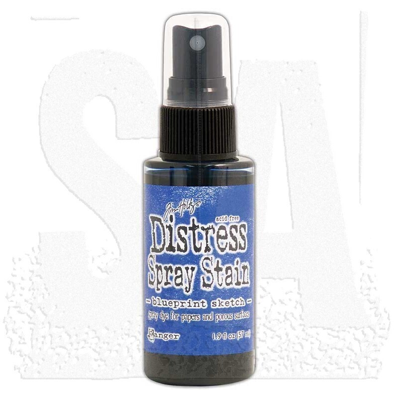 Distress Spray Stain - BLUEPRINT SKETCH
