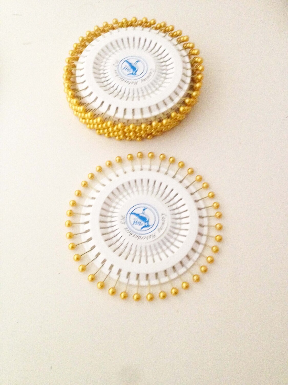 Pearl Headed Pins - Gold