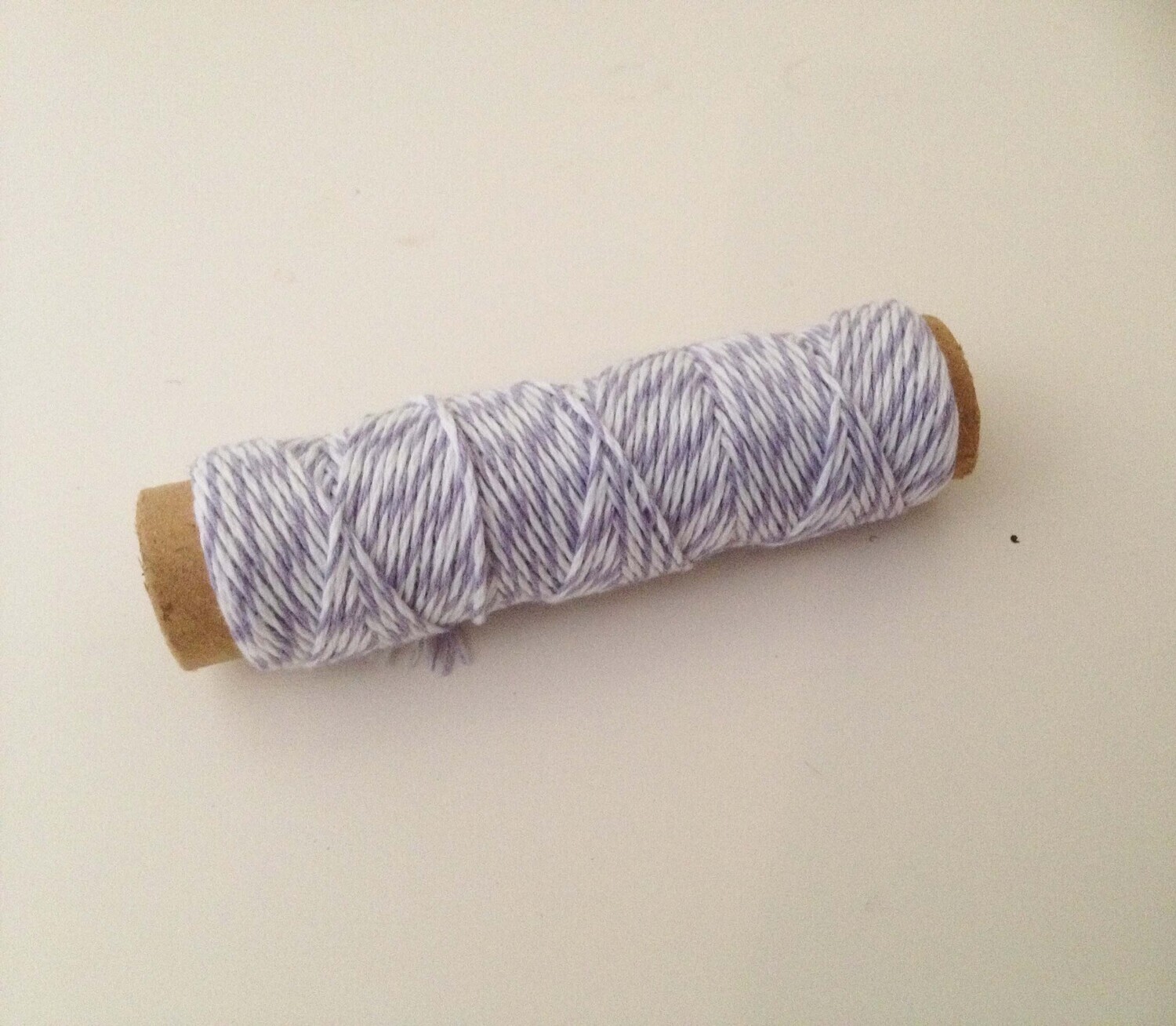 Bakers Twine - Pastel Lavender &amp; White 20 yards