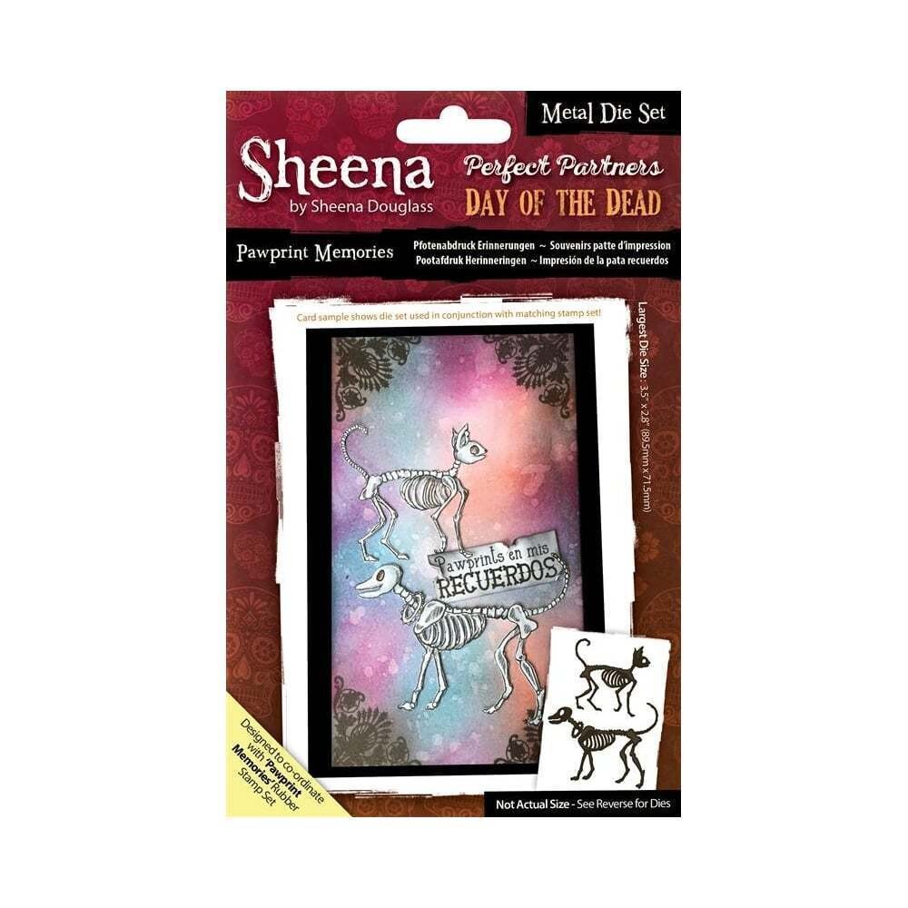 Sheena Douglass - Day of the Dead Dies Set PAWPRINT MEMORIES