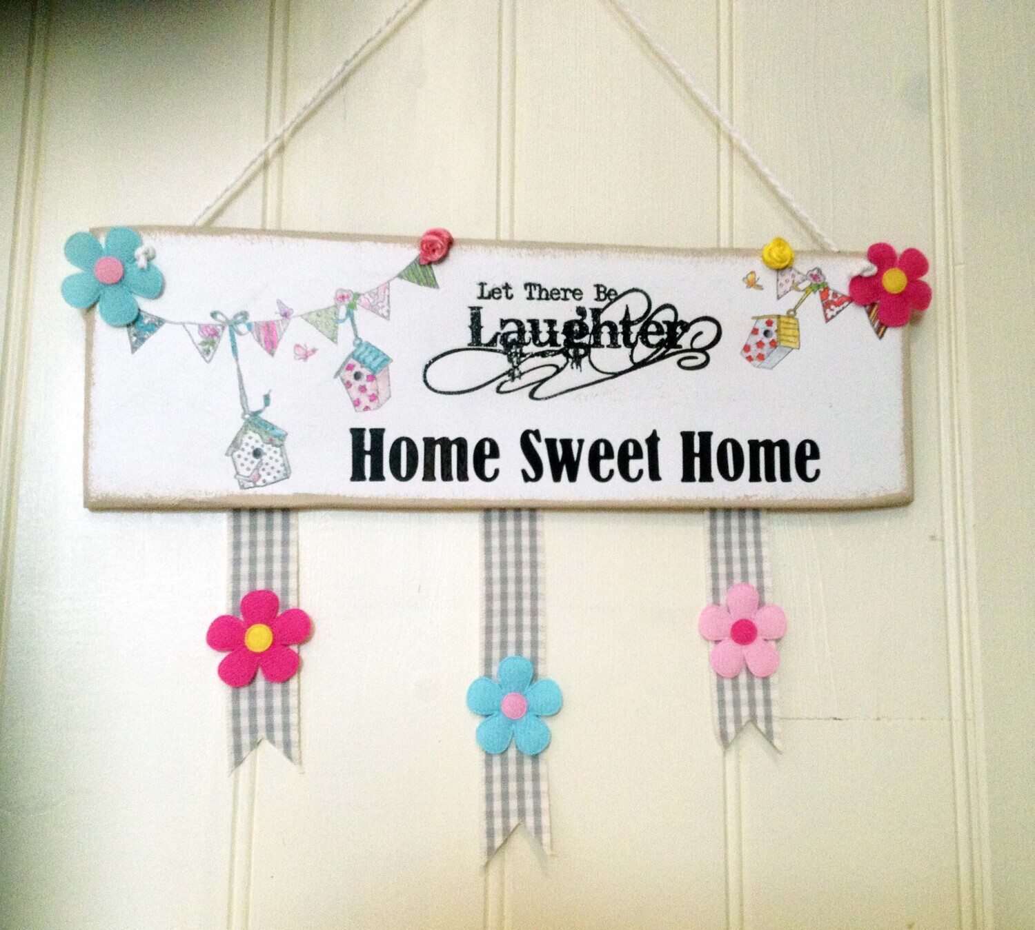 Home Sweet Home Handmade Sign