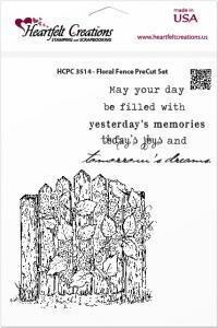 Heartfelt Creations - Floral Fence PreCut set **LESS Than HALF PRICE**
