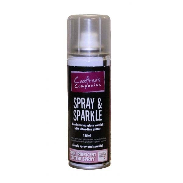 Spray &amp; Sparkle Pink Iridescent Varnish by Crafter&#39;s Companion
