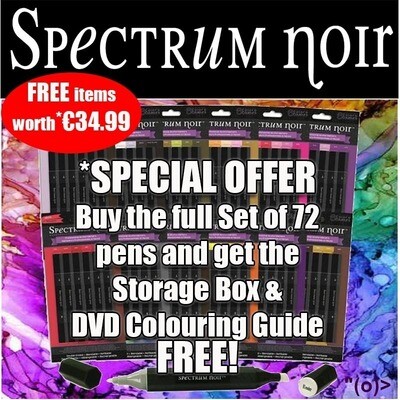 SPECIAL OFFER! Next Generation Spectrum Noir 12 x 6&#39;s Pack sets  FREE STORAGE &amp; DVD!