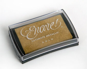 Encore Ultimate Metallic Ink Pad - GOLD