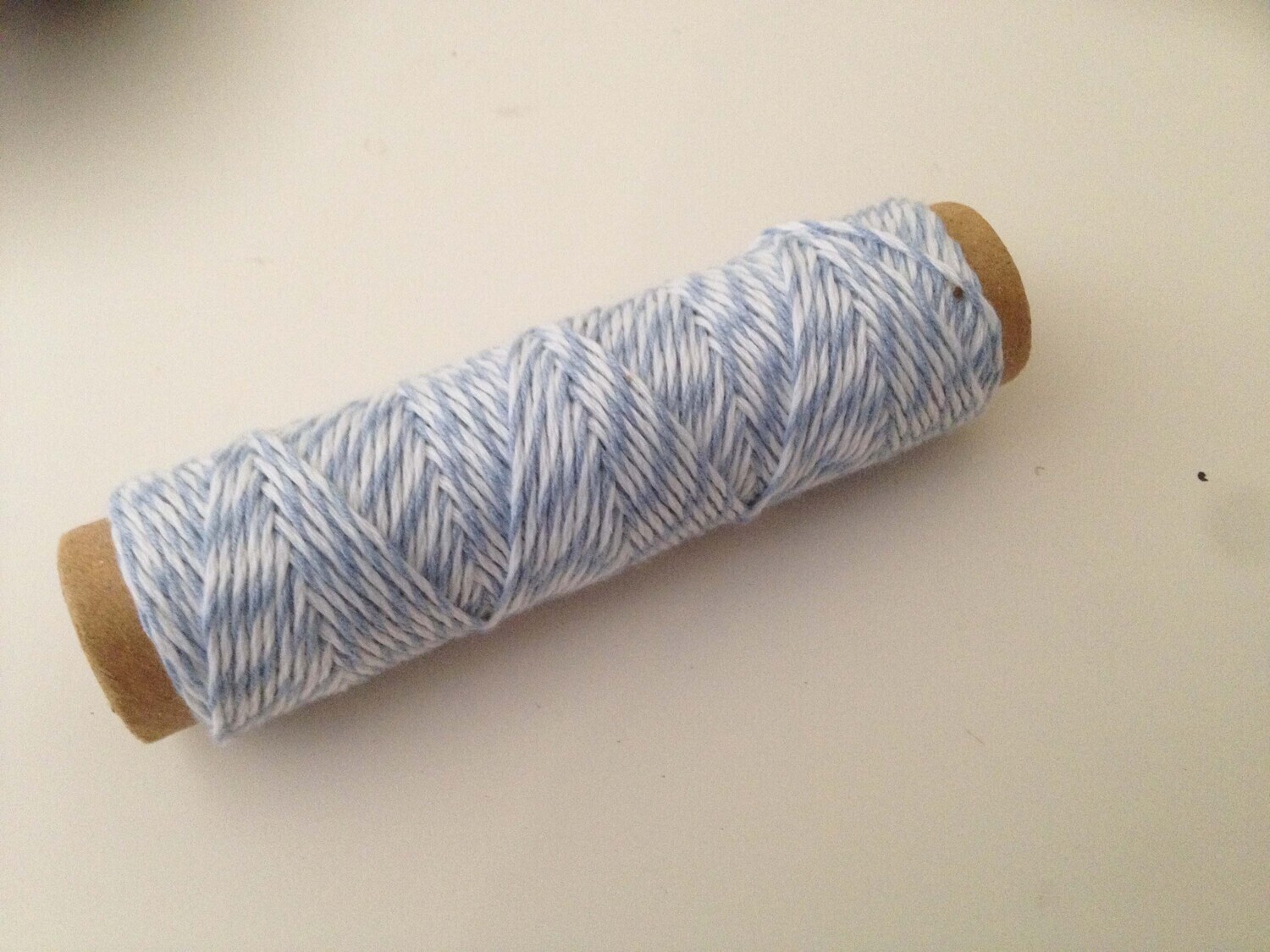 Bakers Twine - Pastel Light Blue &amp; White 20 yards