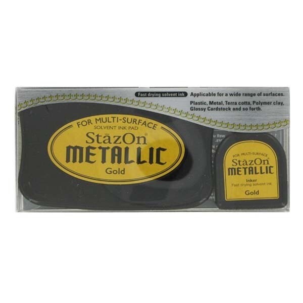 StazOn Metallic Ink Pad - Gold