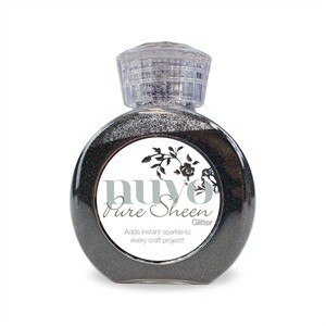 Nuvo Pure Sheen Glitter 100ml - CHARCOAL