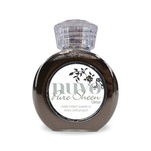 Nuvo Pure Sheen Glitter 100ml - CHOCOLATE BROWN