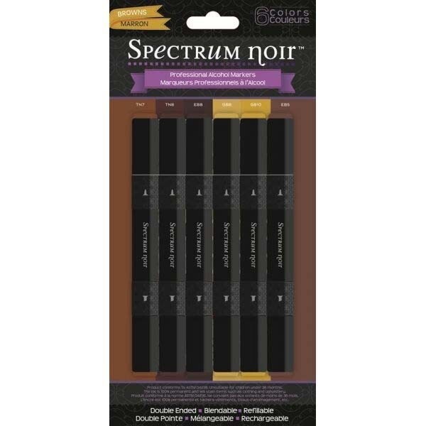 Spectrum Noir NEXT GENERATION 6 Pen set - Browns **LAST SET**