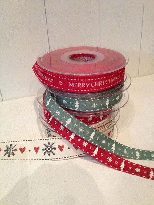 Christmas Ribbon sold per meter