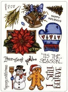 Creative Expressions Unmount A4 CHRISTMAS DESIGNS SET 2 **OVER 50% OFF**