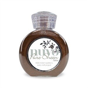 Nuvo Pure Sheen Glitter 100ml - CHESTNUT BROWN