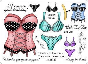 Creative Expressions Unmount A5 FRILLY THINGS **OVER 50% OFF**