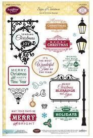 Just Rite SIGNS OF CHRISTMAS Stamp Set **HALF PRICE**