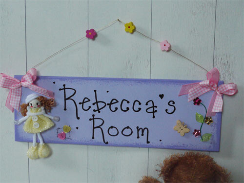 Personalised Girls Handmade Sign or Gift