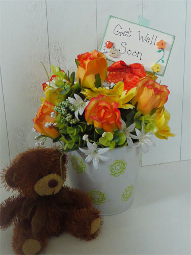 Get Well Soon Flower Pot