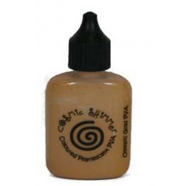 Cosmic Shimmer Pearl PVA Glue - Olympic Gold **Half Price**