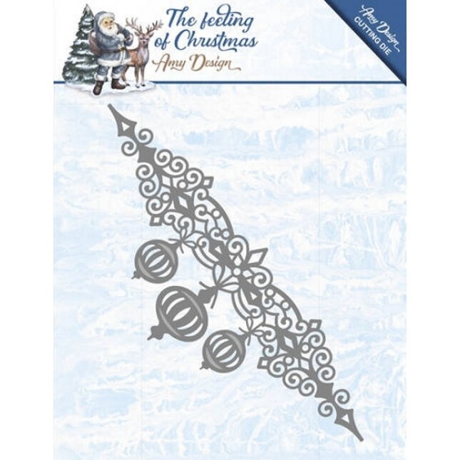 Amy Design The Feeling of Christmas Die CHRISTMAS BALLS BORDER
