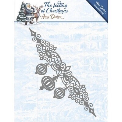 Amy Design The Feeling of Christmas Die CHRISTMAS BALLS BORDER