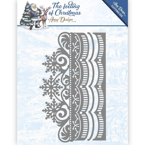 Amy Design The Feeling of Christmas Die ICE CRYSTAL BORDER