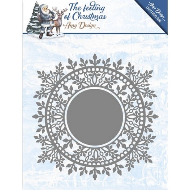 Amy Design The Feeling of Christmas Die ICE CRYSTAL CIRCLE