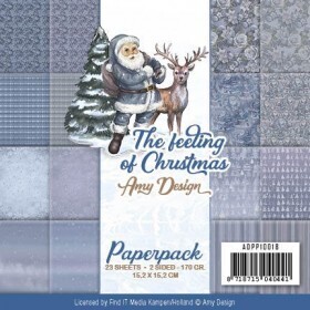 Amy Design The Feeling of Christmas Paper Pad 6&quot;x6&quot;